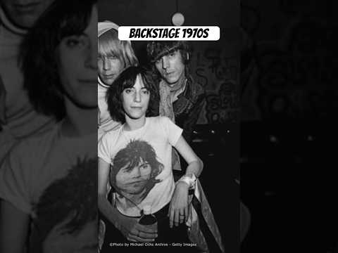 Thumbnail for November 1974 Pattie Smith, Iggy Pop, Eric Clapton, Elvis Costello, Jones, Plant Page backstage #70s by Elvis Costello