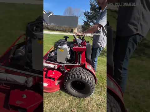 Ferris z3x cut quality is amazing. #lawncare #ferrismowers