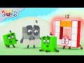 Painting By Numbers And Arty Math Learn To Count Maths Cartoons For Kids Numberblocks