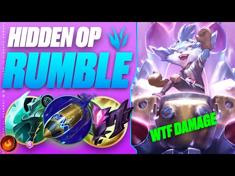 Why CHALLENGER JUNGLERS Are Playing This OP Rumble Jungle Build! 🤖 (Actually disturbing damage)