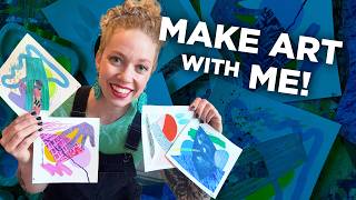 How to Make Fun Abstract Collages + Tips to Teach Abstraction