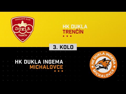 3.kolo kvalifikácie Dukla Trenčín - HK Dukla INGEMA Michalovce HIGHLIGHTS