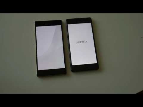 Sony Xperia X vs. Xperia Z5 - Boot Up Test