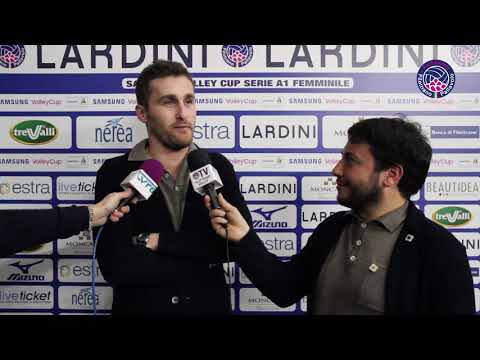 18a Giornata: Lardini Filottrano - E' Più Pomì Casalmaggiore 0-3. Coach Schiavo in Mixed Zone