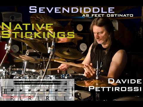 Davide Pettirossi Native Stickings series-N° 5-Sevendiddle