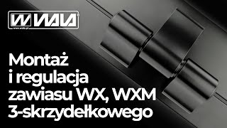Zawias drzwiowy WALA WX 92mm 3T biały (Zdjęcie 3)