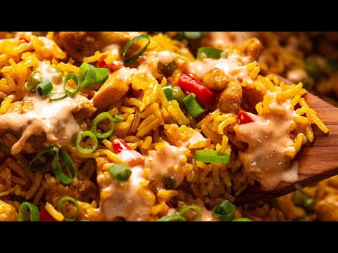 Portuguese Chicken and Rice - one pot dinner!