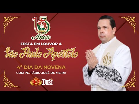 Santa Missa | 4º Dia da Novena em Louvor a São Paulo Apóstolo | 19/01/2026 - 19h30