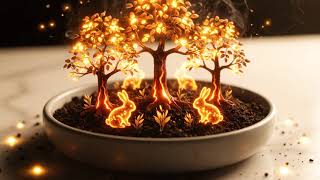 Google Veo 3 Fast Sample Video - AI Ember Forest Bloom v2 ASMR