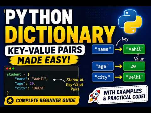 Lecture 11 Dictionary Python Programming For Beginners Python Tutorials