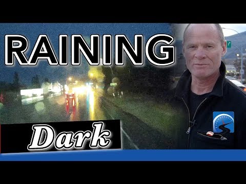 How to Drive in the Rain at Night in the City | VEDA #6