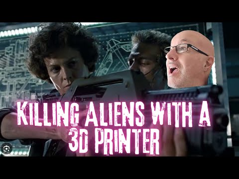 3D Printed M41A Pulse Rifle Prop From Aliens