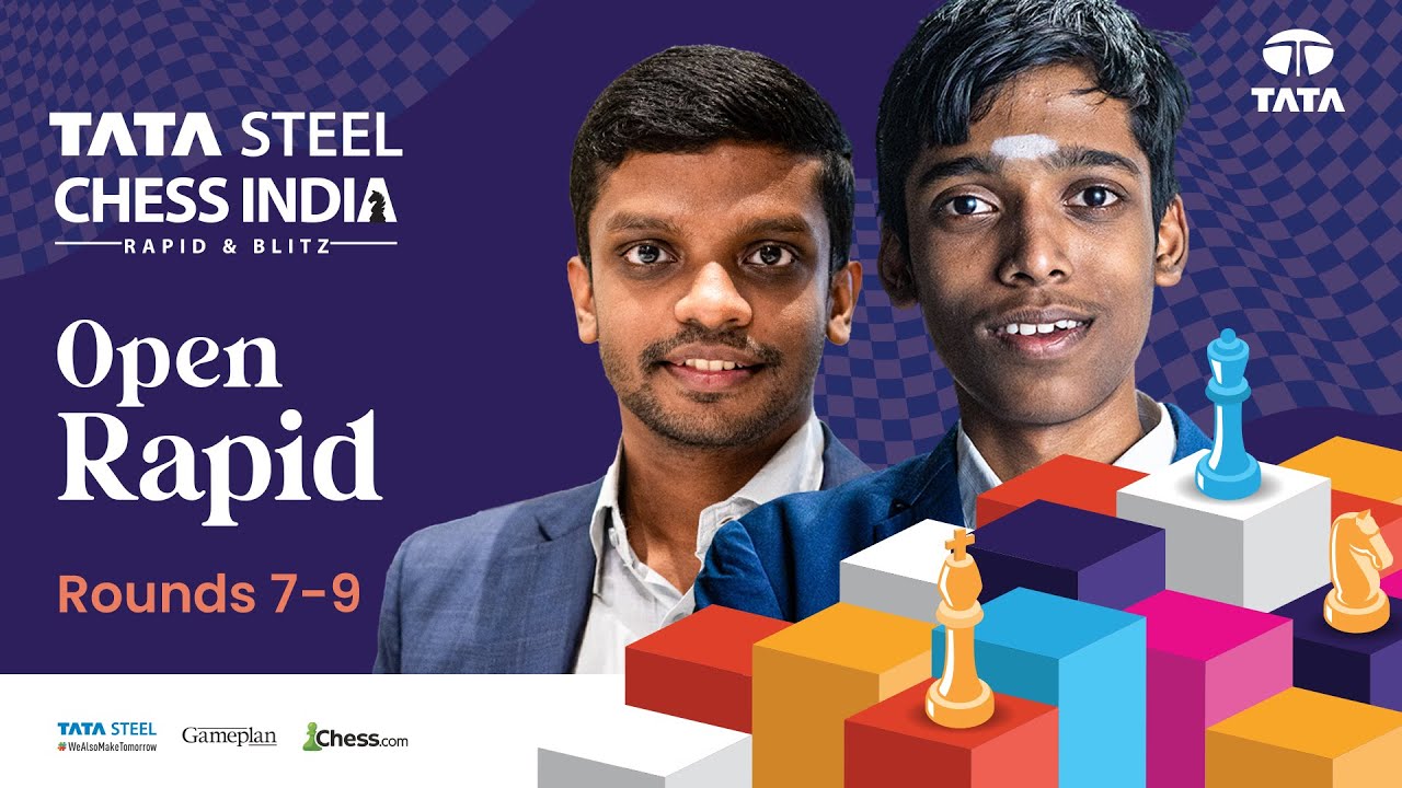 Tata Steel Chess India 2024 | Day 3 Rapid ft. Magnus, Pragg, Arjun, Vidit and others