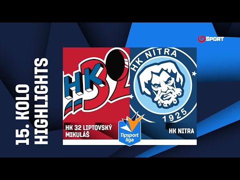 15. kolo: HK 32 Liptovský Mikuláš - HK Nitra 2:5 (0:1, 1:4, 1:0)