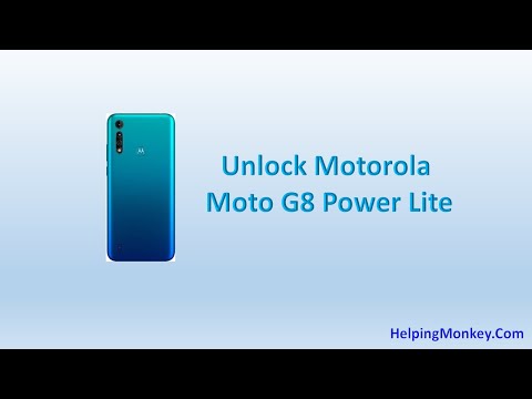 How to Unlock Motorola Moto G8 Power Lite - When Forgot Password