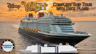 Disney Wish Full Ship Tour w/ Deck Plans | Disney Cruise Line