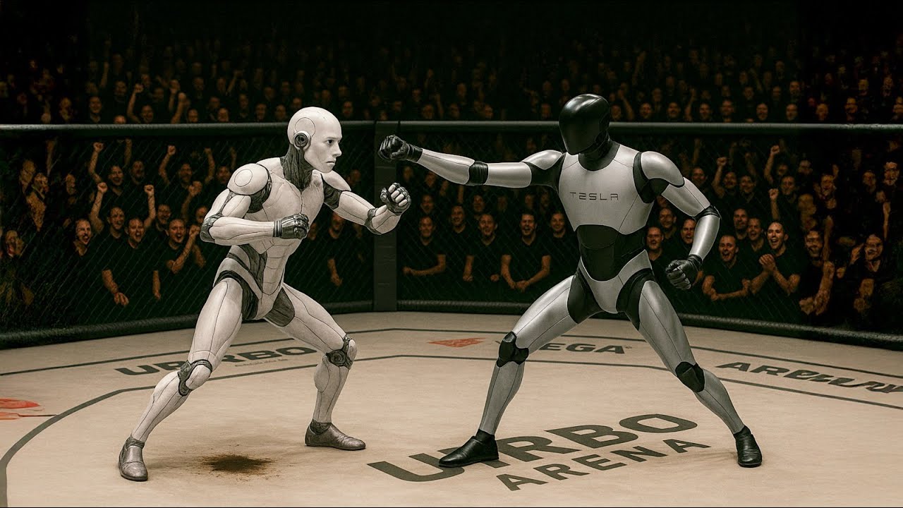 Humanoids Are Now Fighting Each Other on Livestream (AI Robots MMA)