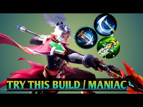 MANIAC!! Zilong One Hit Build and Emblem, Insane Damage | Top Global Zilong