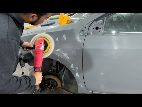 Como pulir un carro recién pintado (lijado con 2000 y 2500)