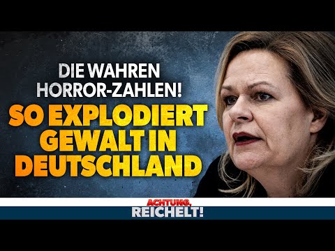 Neue Kriminalstatistik beweist, dass Faeser ein riesiges Problem verschweigen will!