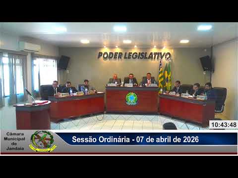 Sessão Legislativa Câmara Municipal de Jandaia - Goiás