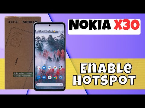 Nokia X30 How to use Mobile Hotspot || How To Enable Hotspot