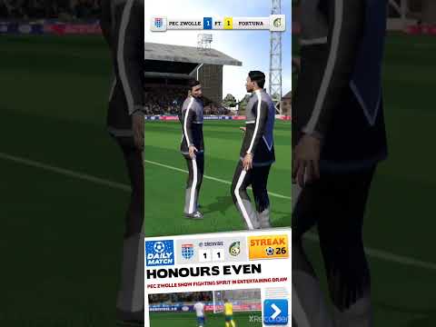 Score Hero 2022 / Daily Match : PEC Zwolle - Fortuna Sittard