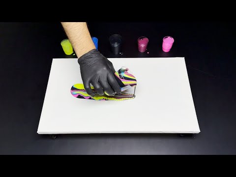 Don't Be Afraid of Yellow! - Make Beautiful Acrylic Paintings with Liquid Paint - Acrylic Pouring