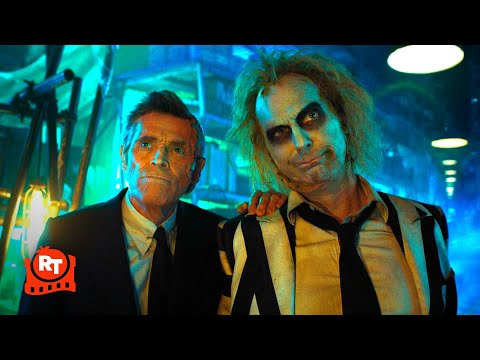 Beetlejuice Beetlejuice (2024) - Wolf Hardballer vs. Beetlejuice Scene | Movieclips