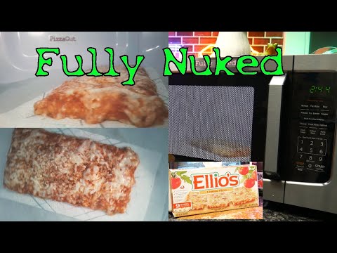 Fully Nuked Ellio's Cheese Pizza