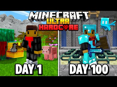 Cxlvxn - I Spent 100 Days in ULTRA HARDCORE PLUS Minecraft.. Here's What Happened