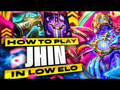 Jhin ADC Gameplay Guide - How to Play Jhin in Low Elo | League of Legends