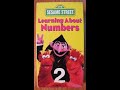 My Sesame Street Home Video Learning About Numbers Sony Wonder Print