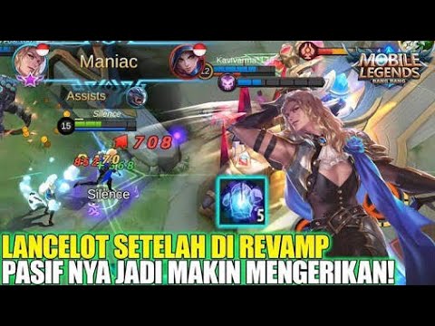 20 Kill without death!! | Lancelot revamp gameplay | gameplay top global lancelot ~ mobile legends