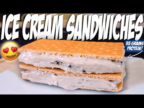 THESE HIGH PROTEIN ICE CREAM SANDWICHES ARE INSANE! | Simple Dessert Recipe For Weight Loss