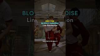Download lagu ENHYPEN Bloody Paradise line distribution #enhypen #staybangtan mp3
