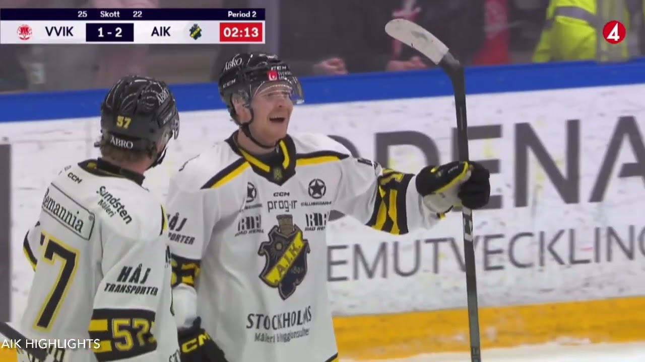 Västervik - AIK | Hockeyallsvenskan 2023/24 Omgång 38