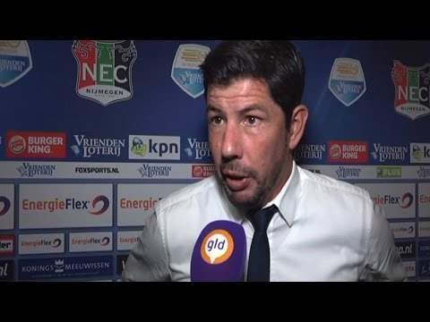 Trainer Erwin van de Looi na NEC - Willem II