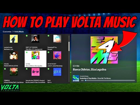 HOW TO LISTEN TO VOLTA MUSIC ACROSS ALL MODES ON EAFC 24 (CAREER MODE/FUT)