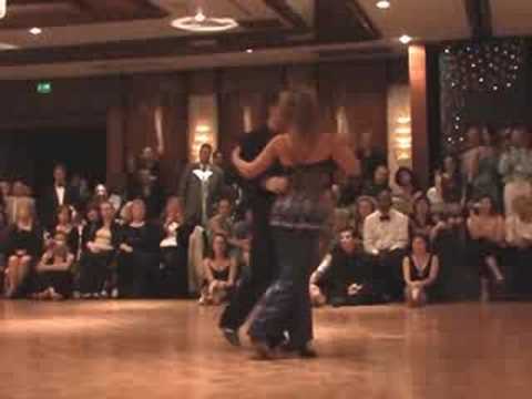  Giselle Anne  and  Gustavo Naveira  are  dancing  to  the  tango  "  El Amanecer  "  by  Carlos di Sarli