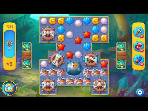Fishdom 7286 Level - 18 moves - NO BooSTERS