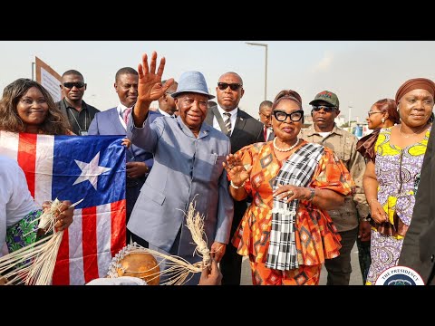 Президент Джозеф Нюма Боакай прибыл в Гвинею | MyLiberianPeople