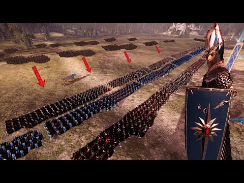 WHO will win? ORCS VS High ELVES😤 Total War WARHAMMER 2 Cinematic Battle