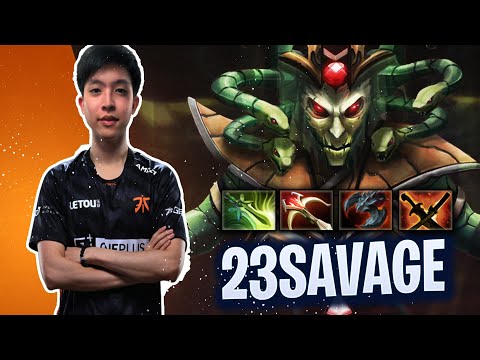 23Savage - Medusa Safelane IMMORTAL Pro Gameplay DotA 2 7.27d