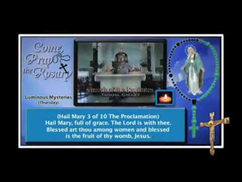 Luminous Mysteries - Thursday