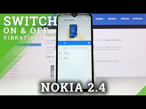 How to Change Vibration Settings and Vibration Permissions  in NOKIA 2.4?
