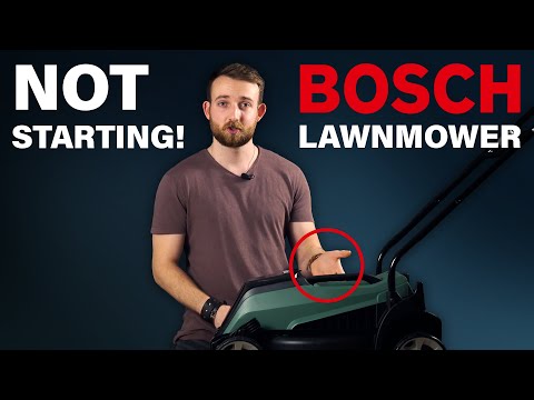 Bosch Cordless Lawnmower Not Starting (SOLUTION!)