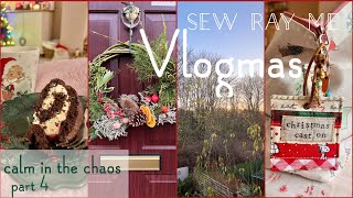 Sew Ray Me ~ Vlogmas 4~ spend a cosy Christmas weekend with me ~ nature, baking, jigsaw & crafts 🪵