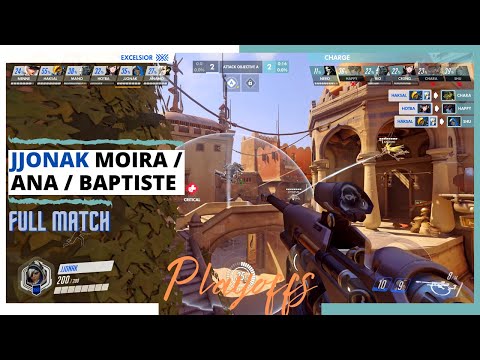 JJONAK MOIRA, ANA & BAPTISTE POV | New York Excelsior vs Guangzhou Charge | OWL Season 2020 Playoffs