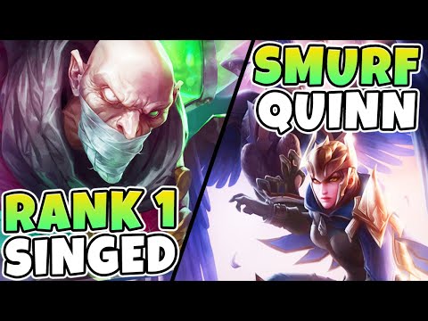 #1 SINGED NA VS. SMURF QUINN IN HIGH ELO! THIS QUINN MET THE SINGED EXPERT! - League of Legends